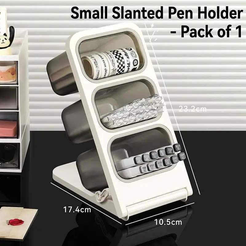 Cute Cartoon Desktop Pen Marker Storage Rack With Large Capacity And Multi Layer Design For Student Study Desk Art Creation