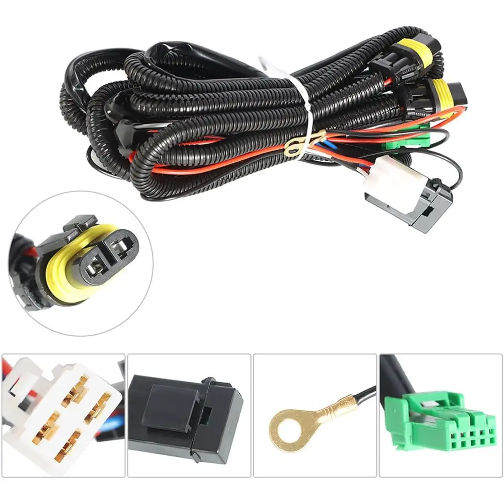 Toyota Camry 2012-2014 LE/XLE Fog Light Pair with Bulbs, Switch, and Bezel Kit