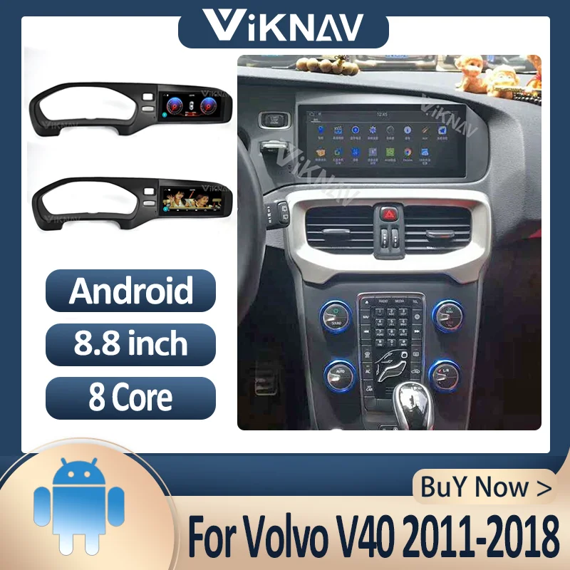 

8.8 inch Android Car Autoradio For-Volvo V40 2011-2018 multimedia player GPS Navigation DVD 2 din Carplay WIFI Head Unit