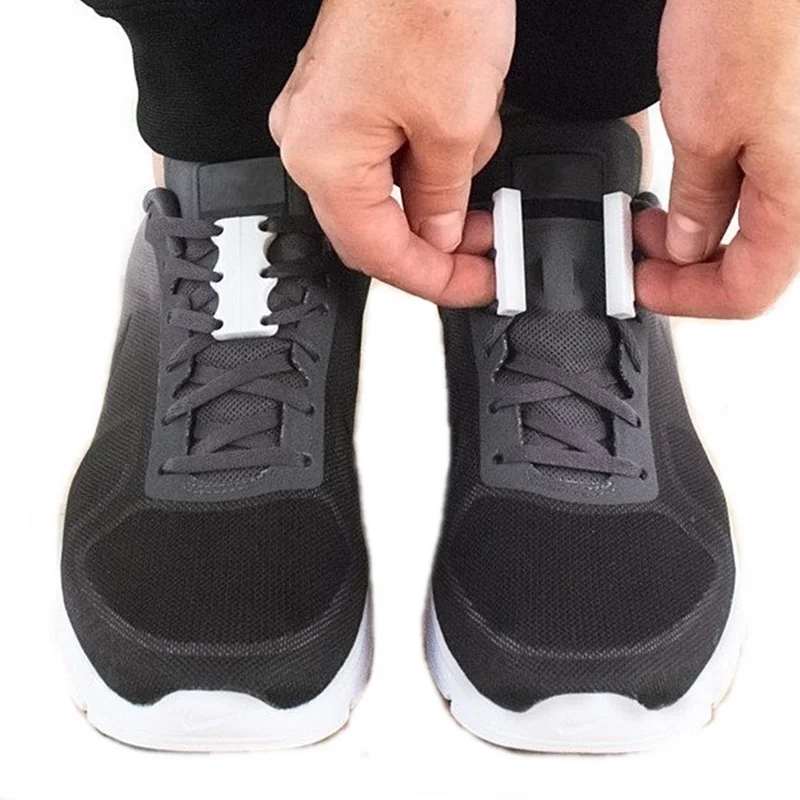 2022 New Magnetic Shoelaces Lock Shoes Buckles Closure No Tie Shoelace Magic Lacing System