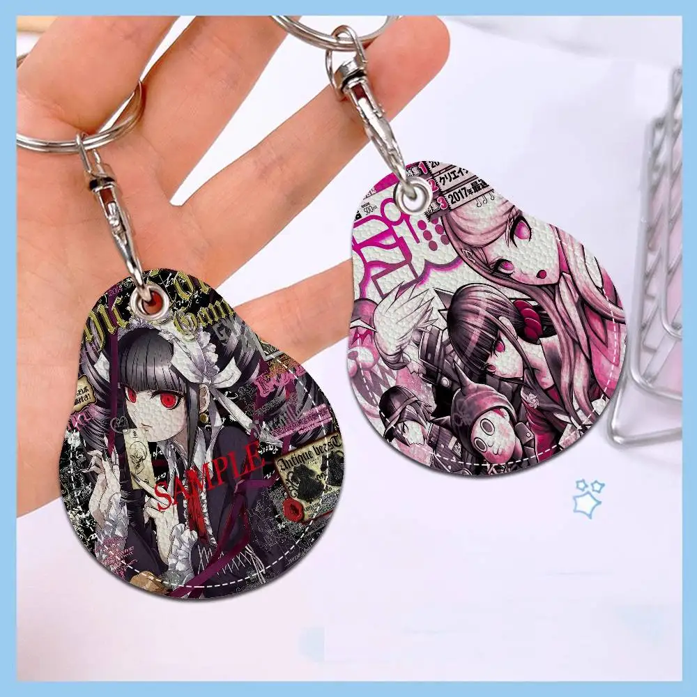 

Классический аниме D-danganronpa, чехол для карты доступа с каплей воды, защита от потери пальцев, держатель для карт, брелок, аксессуары для защиты от падения