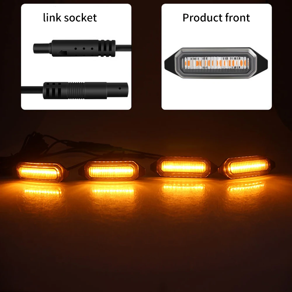 Tank 300 GWM Grill Lights Headlights Car Accessories Drl for cars Off-road Auto Accessory Modified 4 in 1 Turn Signal Lamp