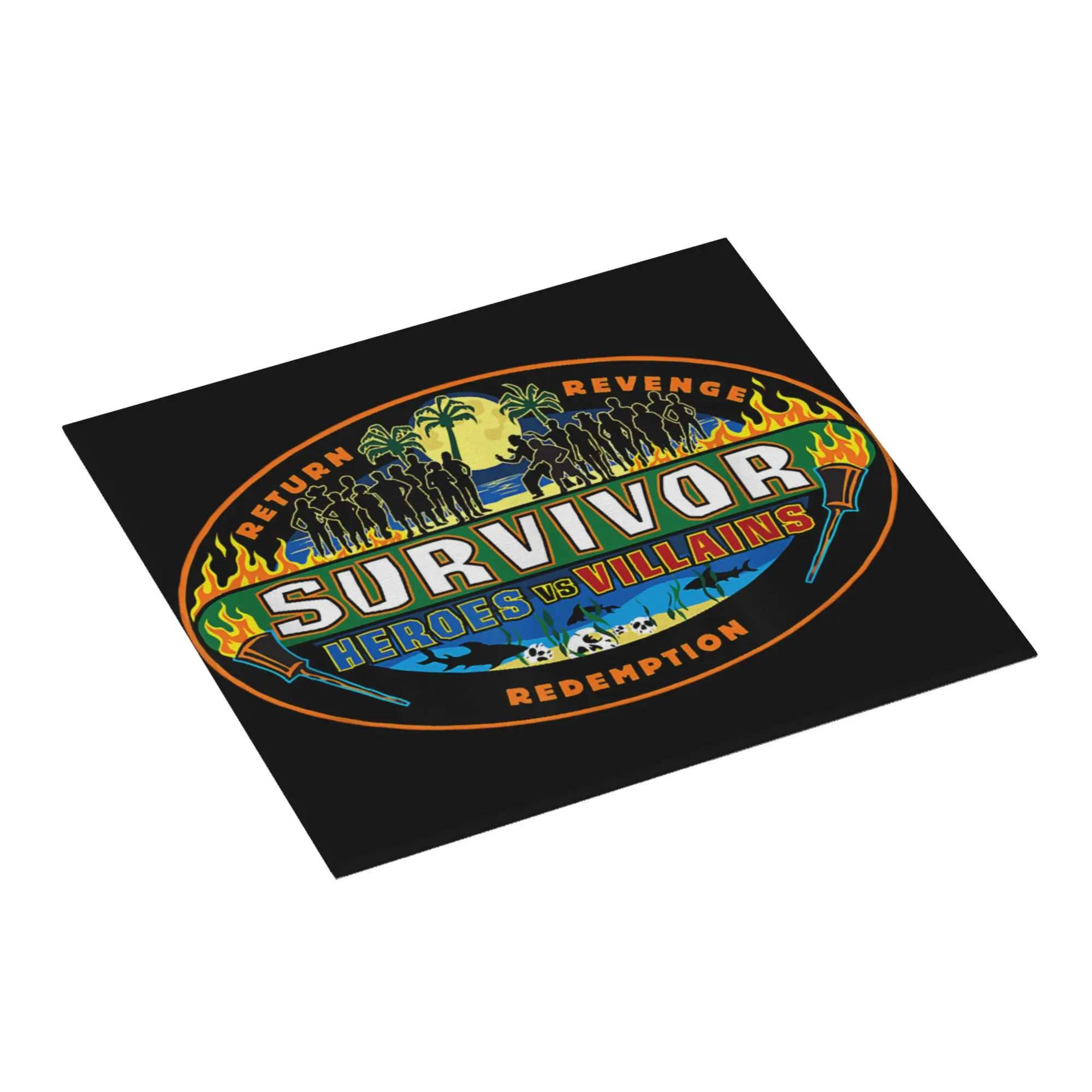 Drying Mat For Kitchen Reality TV Survivors Heroes Vs Villains Water Absorbent Waterproof On Slip Kitchen Counter Protector Mat