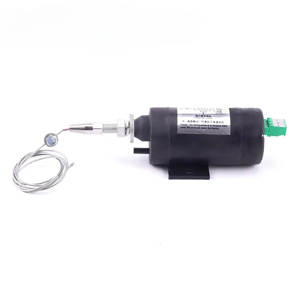 General purpose diesel flameout generator set Automobile excavator Electronic control Pull wire Stop oil switch valve 24V