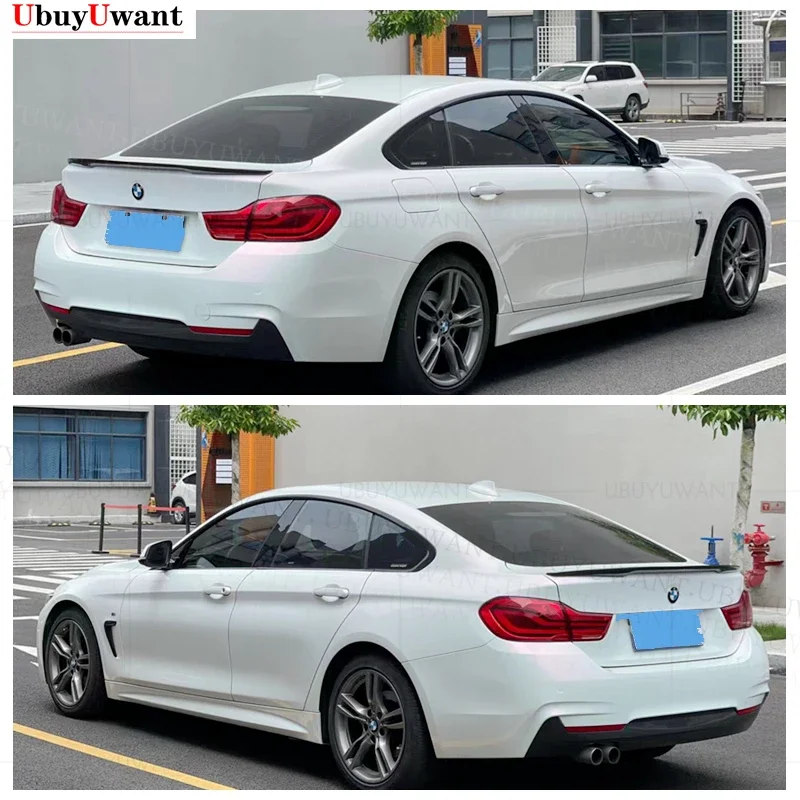 Car Rear Trunk Spoiler Wing For BMW 4 Series F36 2014-2019 Rear Trunk Boot Lid Spoiler Wing Lip Accessories Gloss Black