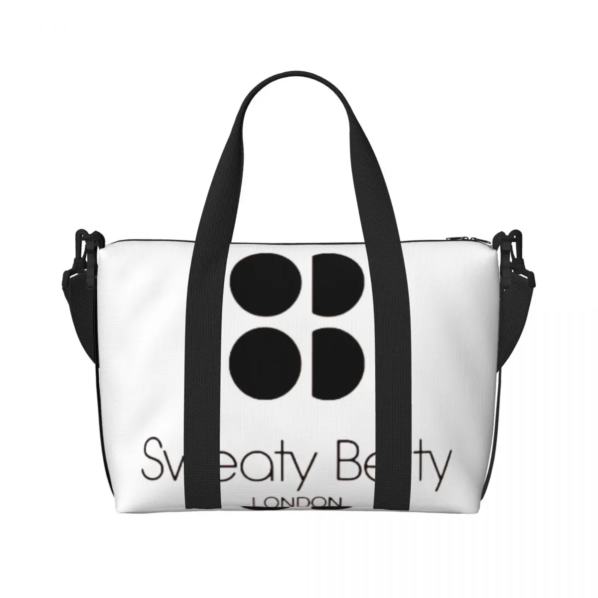 

Custom Sweaty Bettys Logo Beach Tote Bag for Women Big Compartment Gym Beach Travel Bags