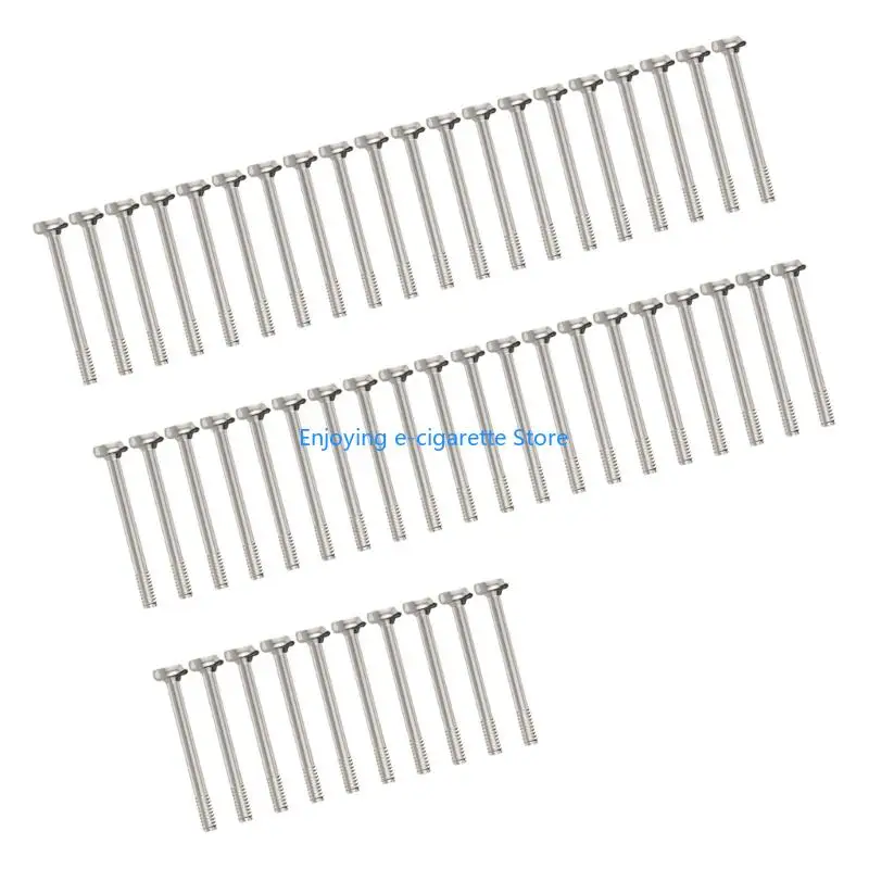 50Pcs Aluminium Gewinde Schrauben Computer Fall Abdeckung Hand Rändelschraube Rändelschraube Schraube Für Lüfter – Detail 3