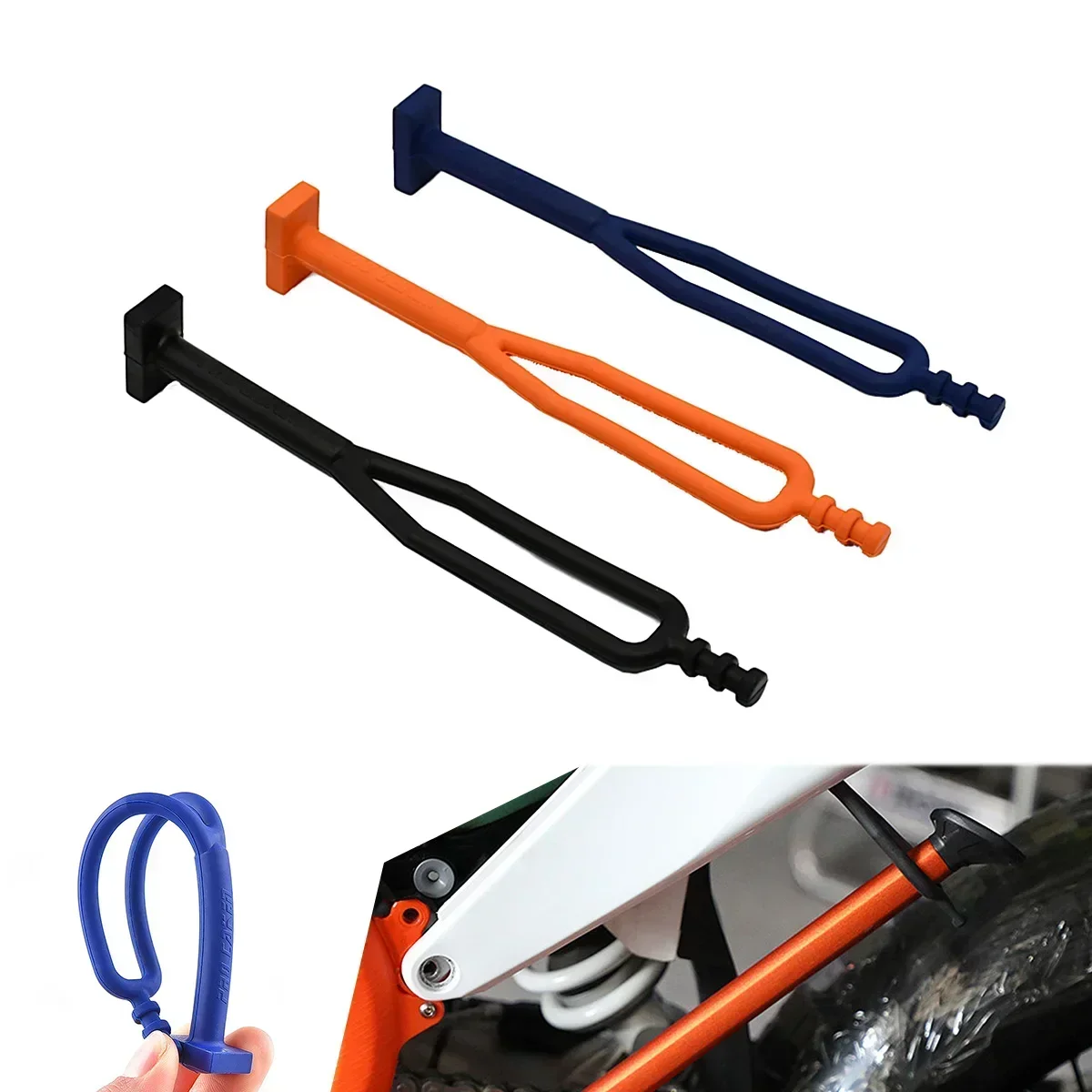 Motocross Rubber Kickstand Side Stand Strap For KTM EXC EXC-F XC XCW XC-W TPI Six Days 125 250 300 350 450 500 1998-2021 2022