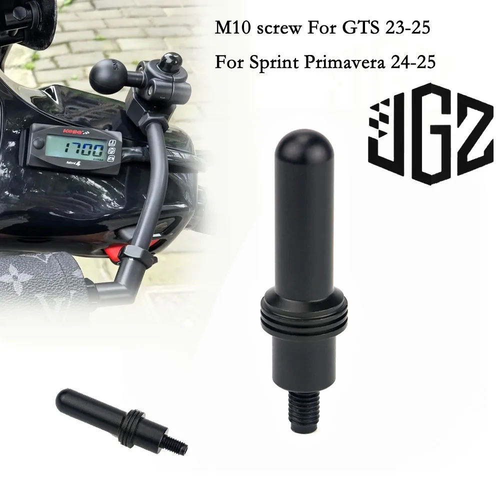 M10 Motorrad Rückspiegel Schrauben CNC Aluminium Schraube Bolzen Dekorative Kappe Für Vespa GTS 250 300 23-25 Sprint Primavera 24-25