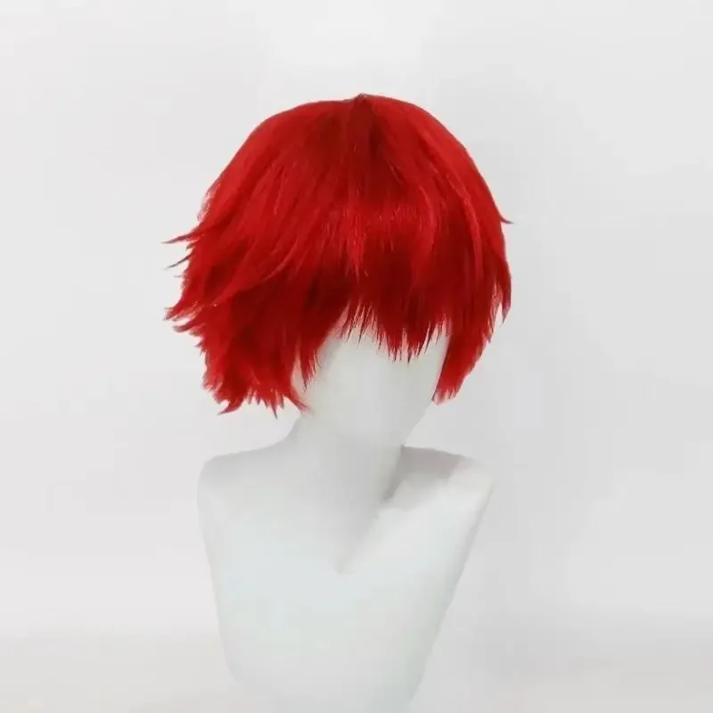 CyHOKAGE NINJA Sasori Cosplay perruque synthétique courte perruque droite Anime Coser fibre résistante à la chaleur haute qualité perruque Halloween fête