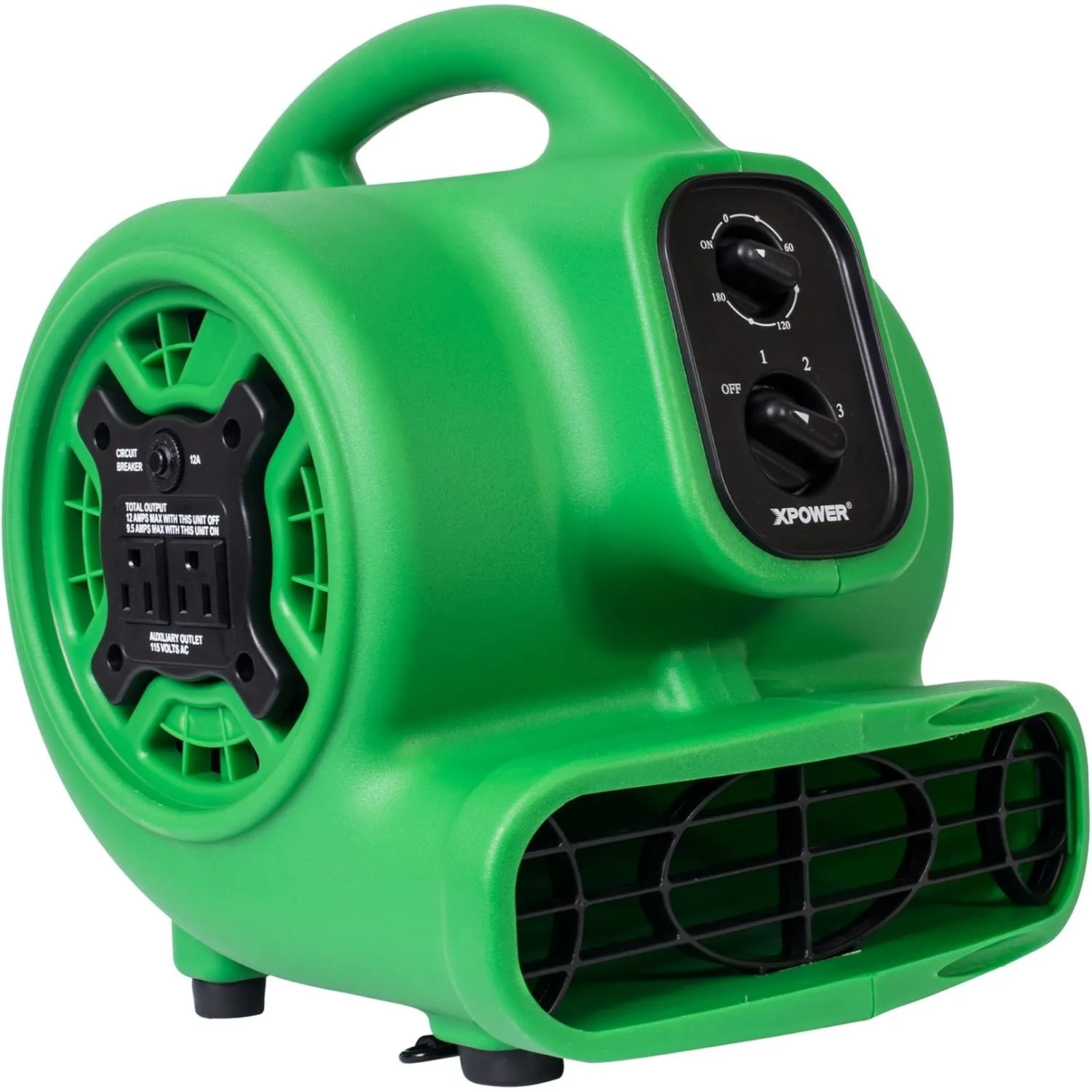 Mini Mighty 1/4 HP 925 CFM Centrifugal Air Mover, Carpet Dryer, Floor Fan, Blower, Stackable, for Water Damage Restoration