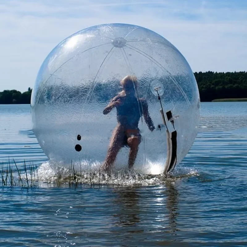 Boule d'Eau Gonflable de 2m de Diamètre, Boule de Marche pour Hamster Humain, Boule Zorb en Vente