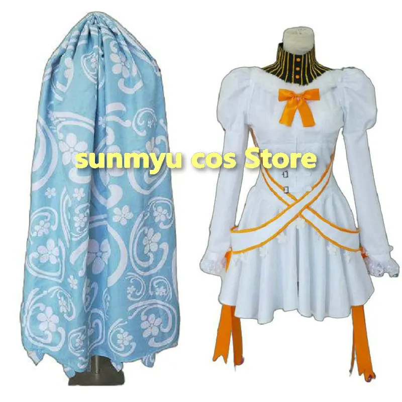 Puella Magi Madoka Magica Holy Mami Cosplay Costume Custom Size Full set Crown Cape Dress view 2