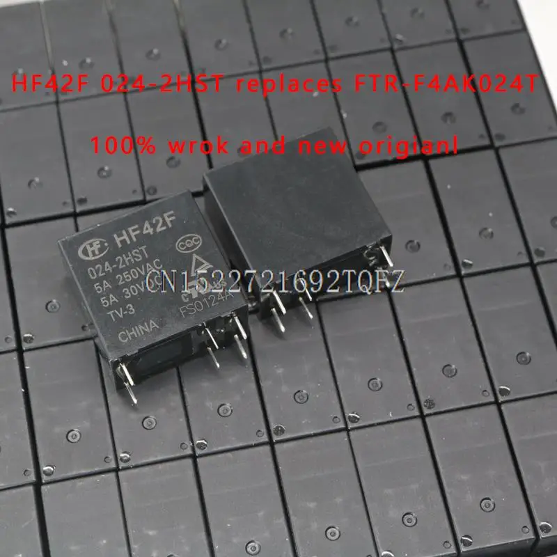 10pcs FTR-F4AK024T 24V F4AK024T F.T-F4AK024T 24vdc new and original HF42F 024-2HST