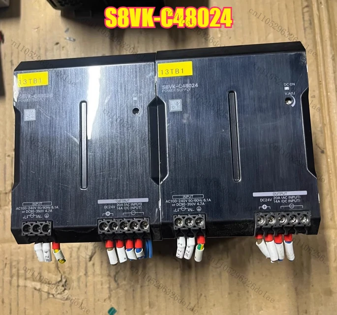 

1pcs Switching Power Supply S8VK-C48024 DC24V/20A Tested OK