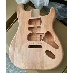 Mahogany Wood Electric Guitar Body,Unfinished DIY Guitar Barrel, Wooden Guitar Part, 5.6cm Heel Width, High Quality, New Arrival