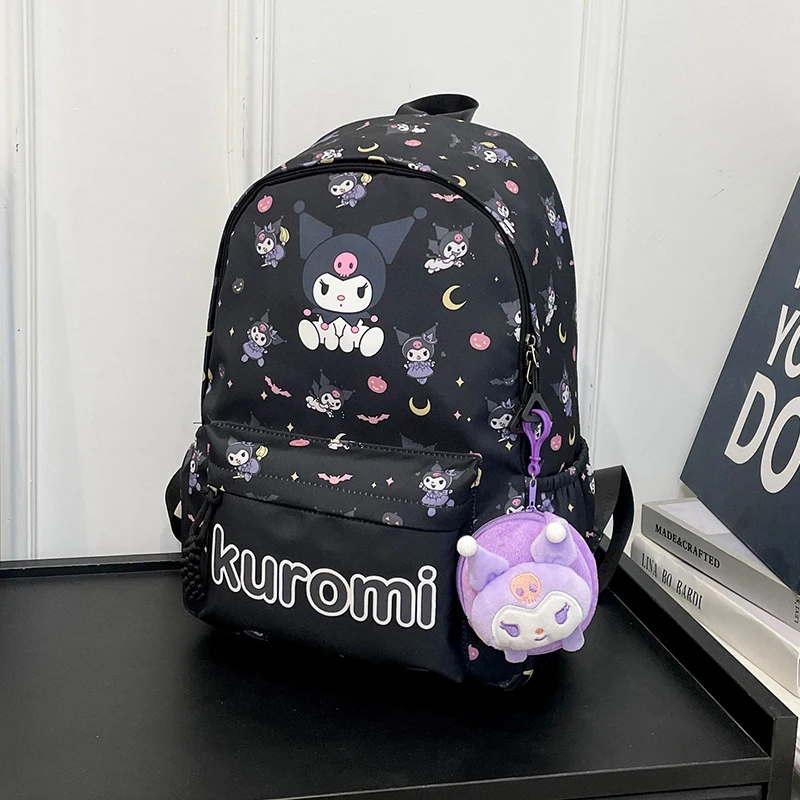 Large Capacity Kuromi Kt Cat Melody Pochacco Backpack Student School Bag Kawaii Cartoon School Bag Fashion Casual Travel Bag