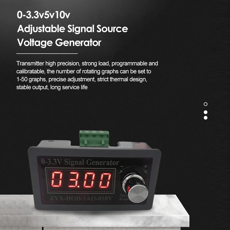 Adjustable Voltage Analog Simulator 5-10V Voltage Signal Generator Signal Sources PLC Signal Control