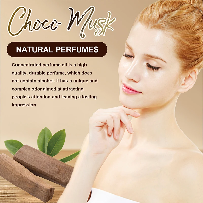 Chocolate Musk Vanilla Perfume Spray,Jasmine Orange Orange Floral Fruit Scent Alcohol Free Non Irritating Fragrance,Long-Lasting