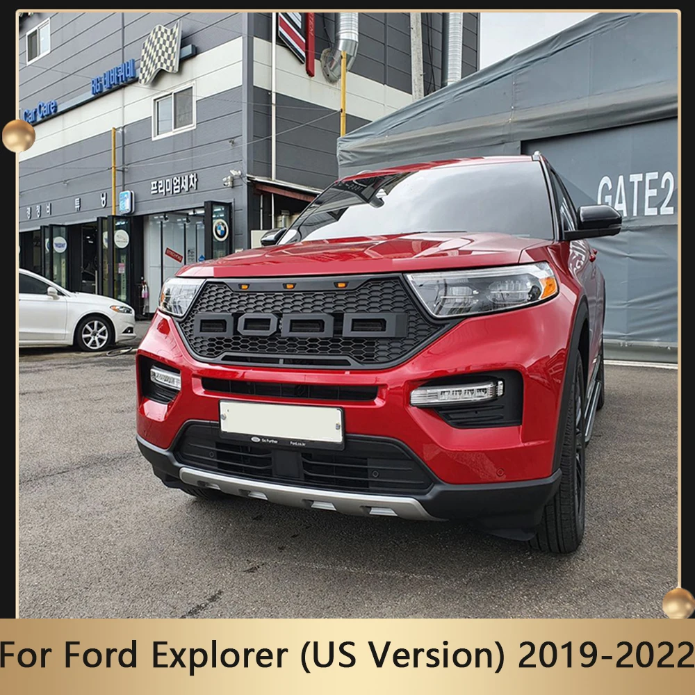 

Front Inlet Bumper Grille Racing Grill Upper Grid For Ford Explorer (US Version) 2019 2020 2021 2022 Explorer Radiator Grilles