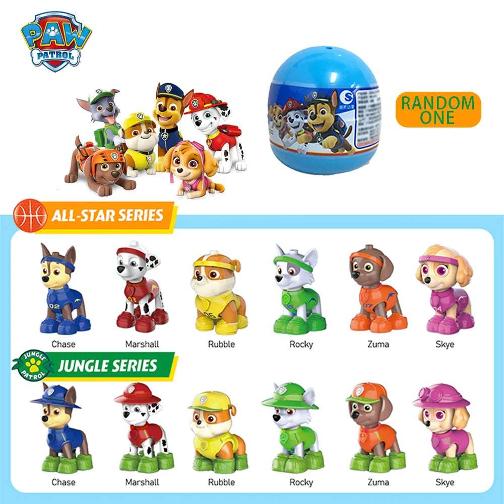 

1 шт. Коллекционная таинственная коробка-сюрприз PAW Patrol: милые украшения для рабочего стола, товары для вечеринок, подарки на Рождество и день рождения