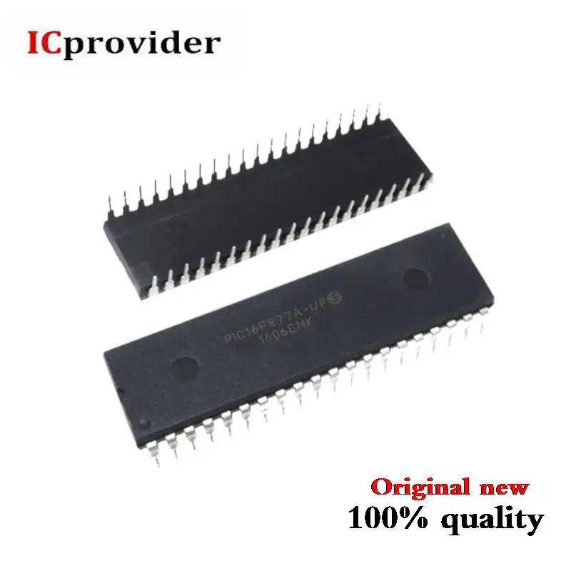 

50pcs 100%NEW PIC16F877A-I/P PIC16F877A IC MCU FLASH 8KX14 EE 40DIP High quality