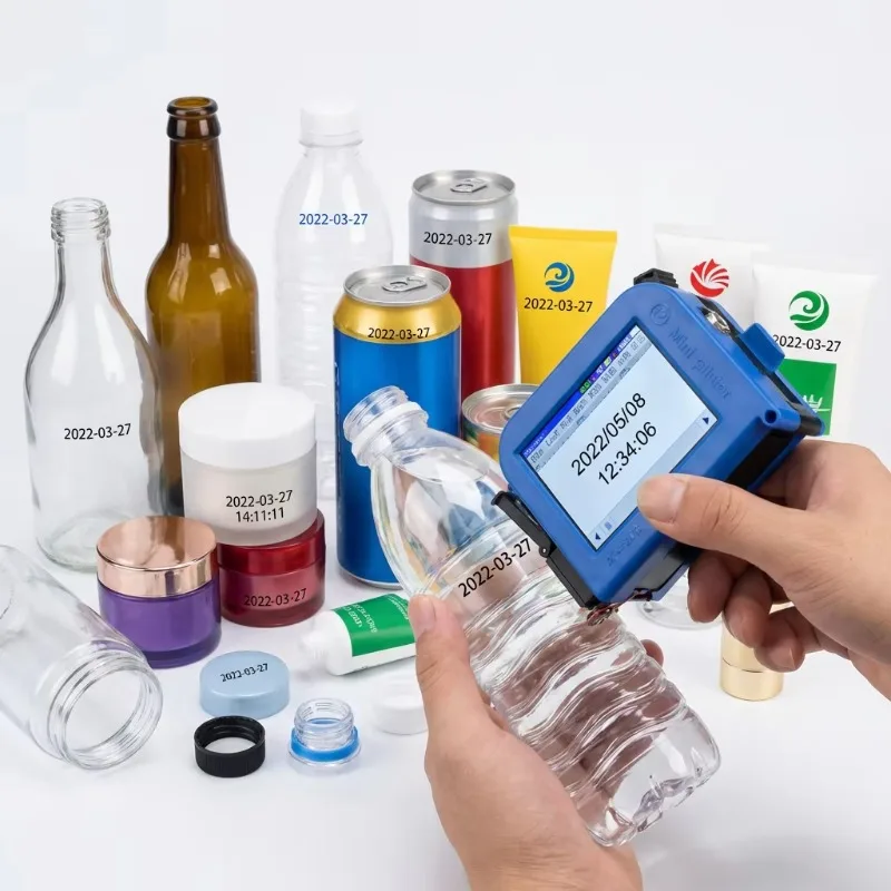 Digital Handheld Mini Portable Inkjet Date Printer for Food‑Bags Glass PET Bottles Metal PVC Tubes Wood Cartons Coding Printing view 2