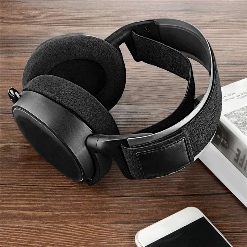 B27B 2X 교체용 헤드밴드 헤드폰 벨루어 탄성 헤드밴드 스틸시리즈 아르티스 7용 상단 패드 쿠션