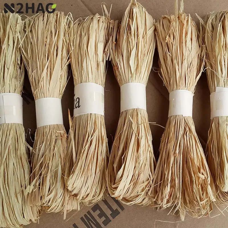 1 Pc/set Raffia Natural Reed Tying Craft Ribbon Paper Twine 30g