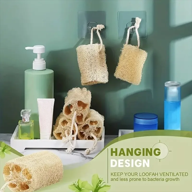 1/5pcs Natural Luffa Broken Cloth Brush Pot Brush Bowl Household Kitchen Cleaning Scouring Pad Can Be Reused Repeatedly