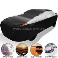 190T Exterior Car Cover Universal Waterproof Dustproof UV Protection Car Protective Cover for Sedan SUV Full Car Cover
