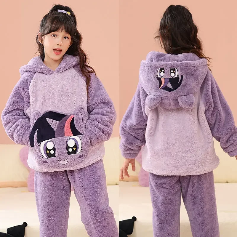 

My Little Pony pinkie pie new cute girls autumn and winter comfortable, soft, thickened and warm stylish cartoon home clothes