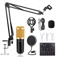 BM-800 condenser microphone, mobile phone live broadcast Karaoke recording live streaming host microphone holder equipment