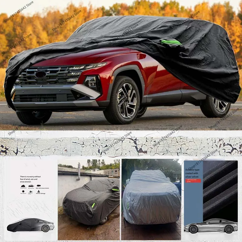 

for Hyundai Tucson 2009-2021 All-weather Car Cover Waterproof Windproof Protection Outdoor Full Coverage Sunshade Protection