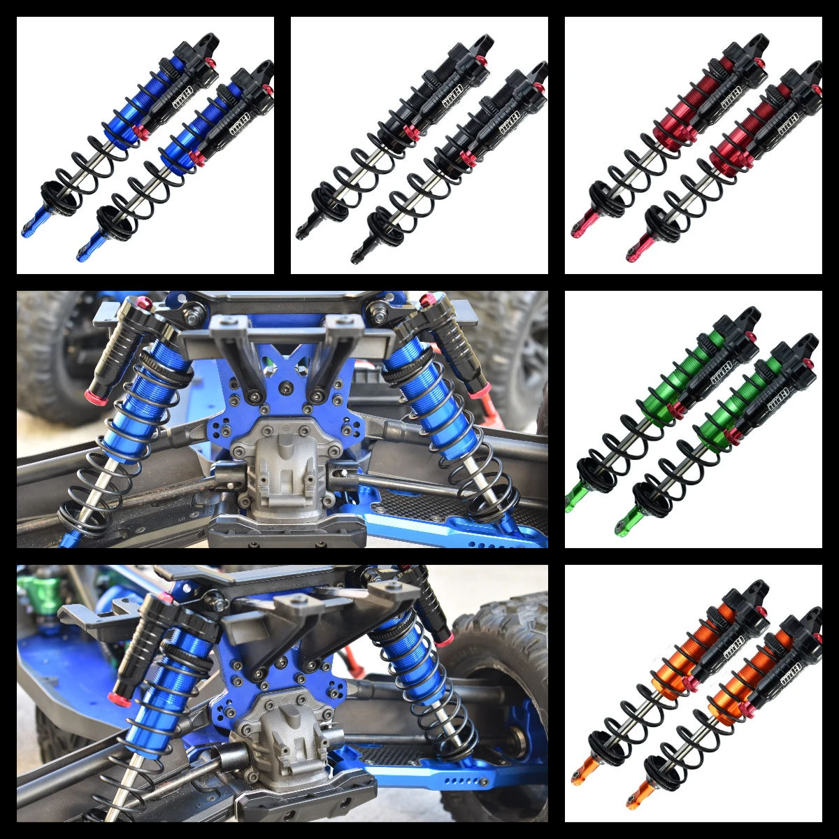

GPM TRAXXAS 1/8 Sledge For Alloy Rear (Built-In Piston Spring) Adjustable Spring Dampers