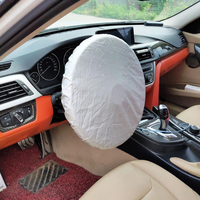 1pc [Silver Coated] Universal Fit Car Sunshade | 1pc | Silver Coated Cloth | Buckle Closure | Vehicle Protection
