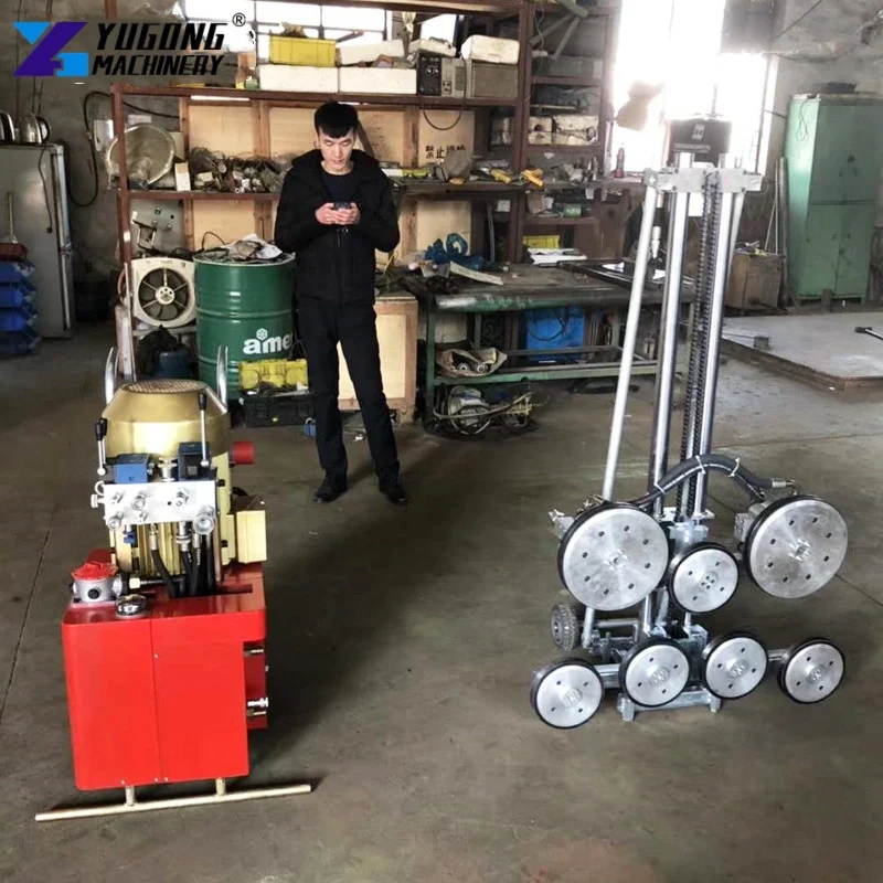 Quarry Mining/CNC Diamond Quarry CNC Stone Concrete Cutter Mini Wire Saw Machine
