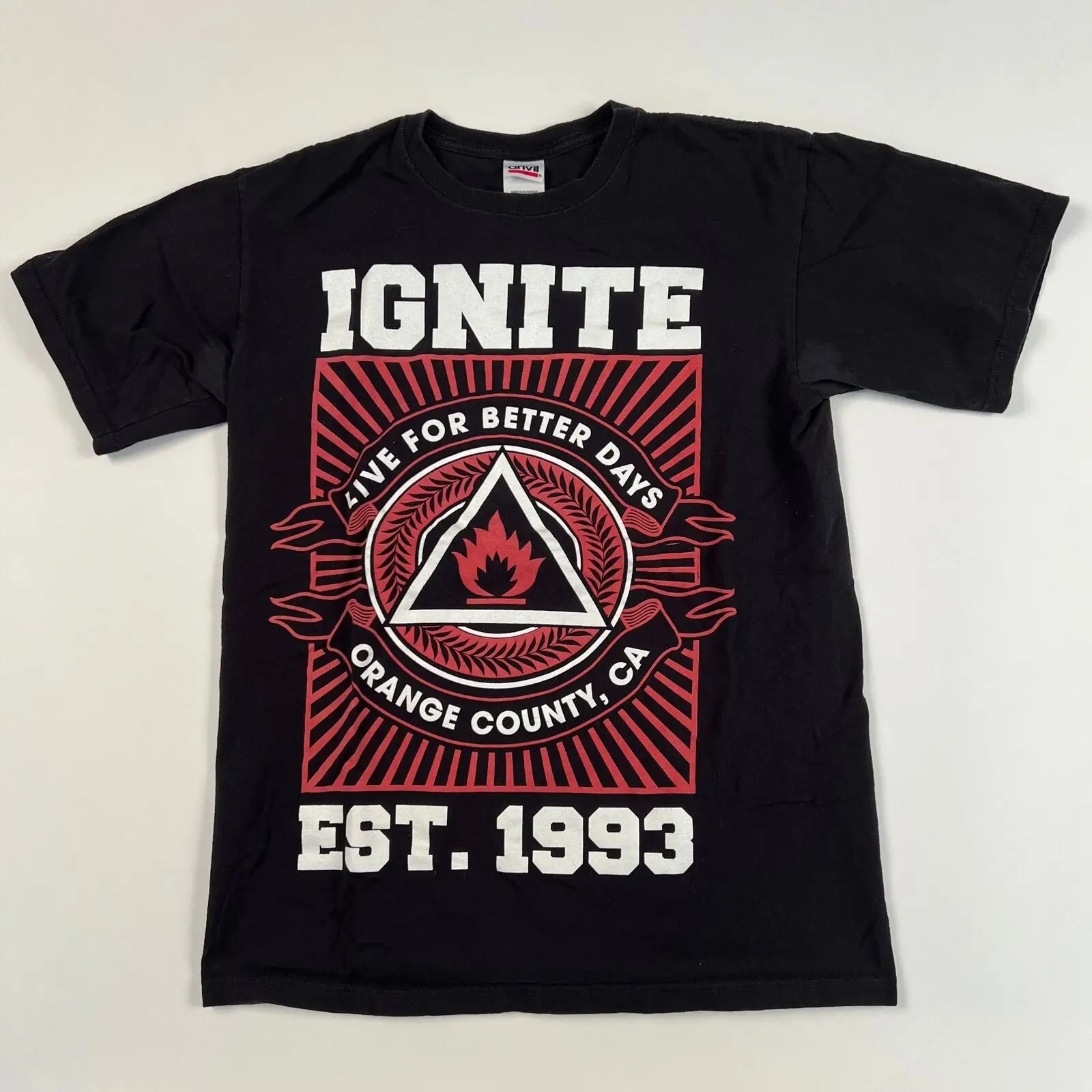 Vintage Ignite T Shirt Medium Live For Better Days