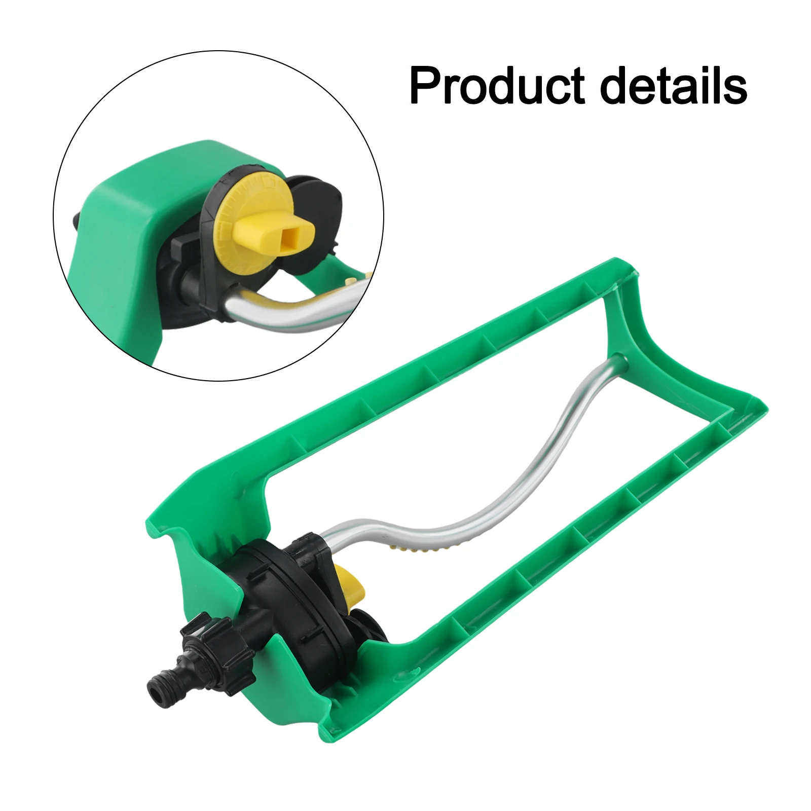 رشاش سقي قابل للتعديل مع 18 فوهة لتغطية الحديقة الفعالة تتميز بتخزين تنظيف مريح #3