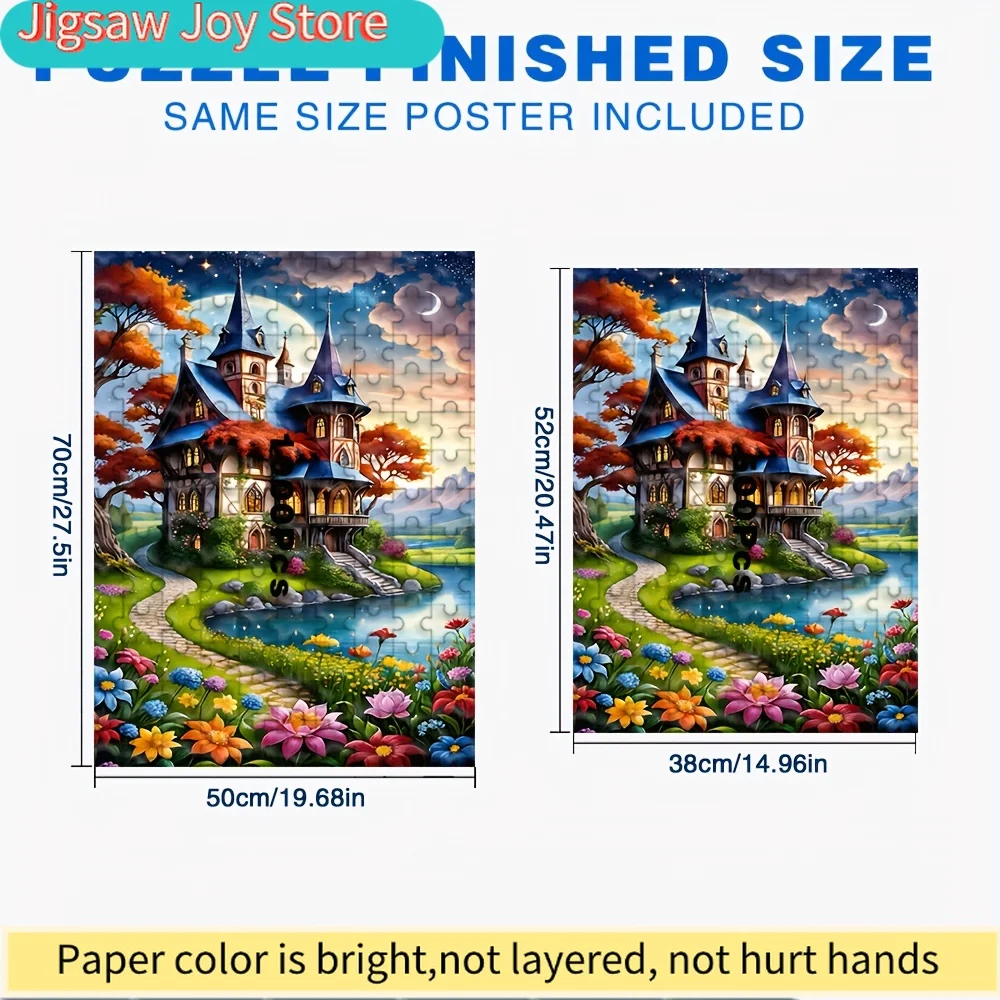 Puzzle per Adulti da 500 Pezzi |   Gioco familiare divertente e di alta qualità, ideale per compleanni, Natale, Halloween e come regalo, L