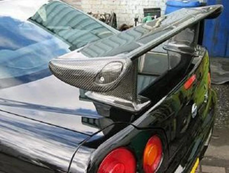 

Fit For Nissan Carbon Fiber Skyline GTR GTT R34 R33 GTS R32 G35 Rear Wing Trunk Spoiler