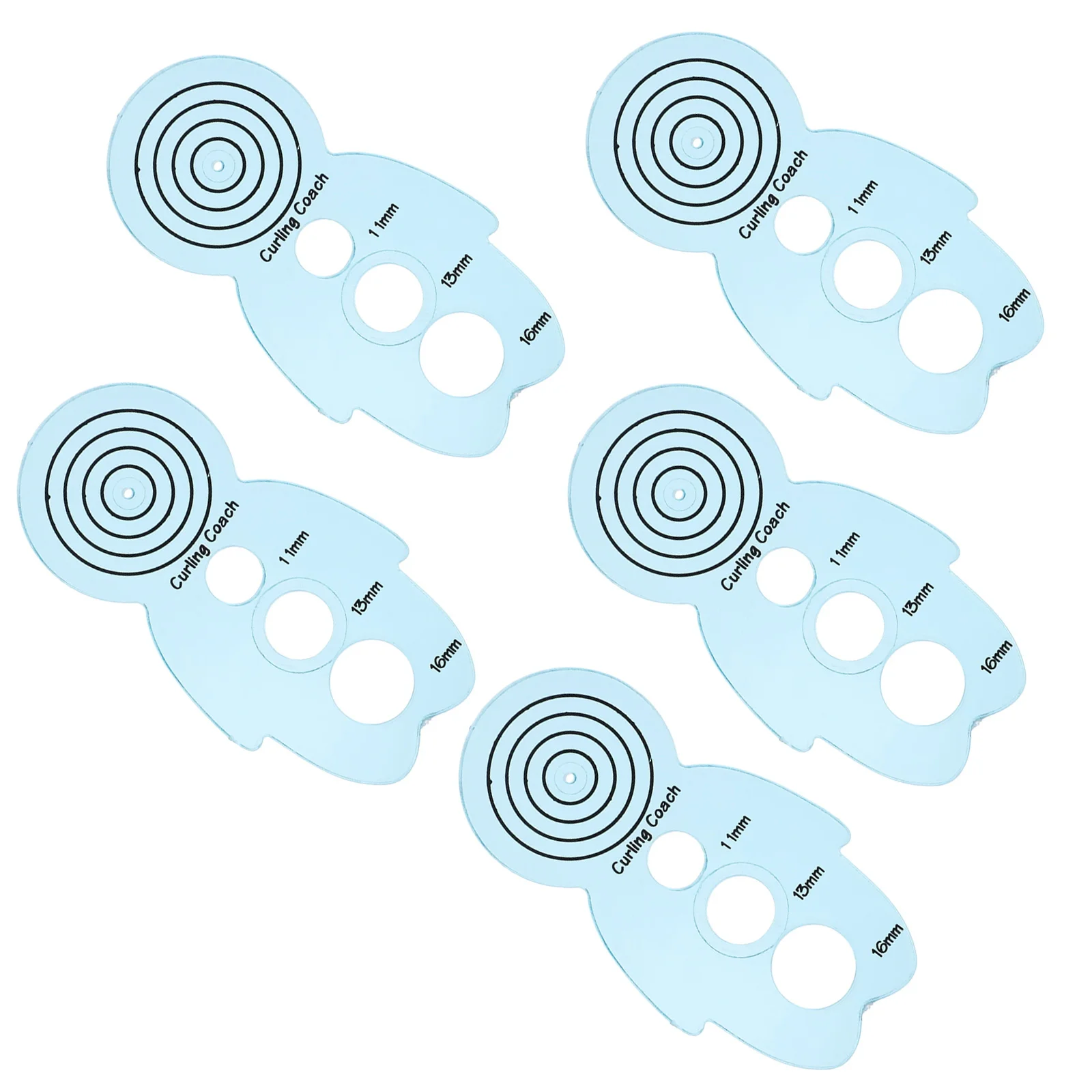 5pcs Paper Quilling Tools For Beginners Ergonomic Design Easy Use Diy Craft Gift Lightweight Portable Cardmaking Rolling Holder