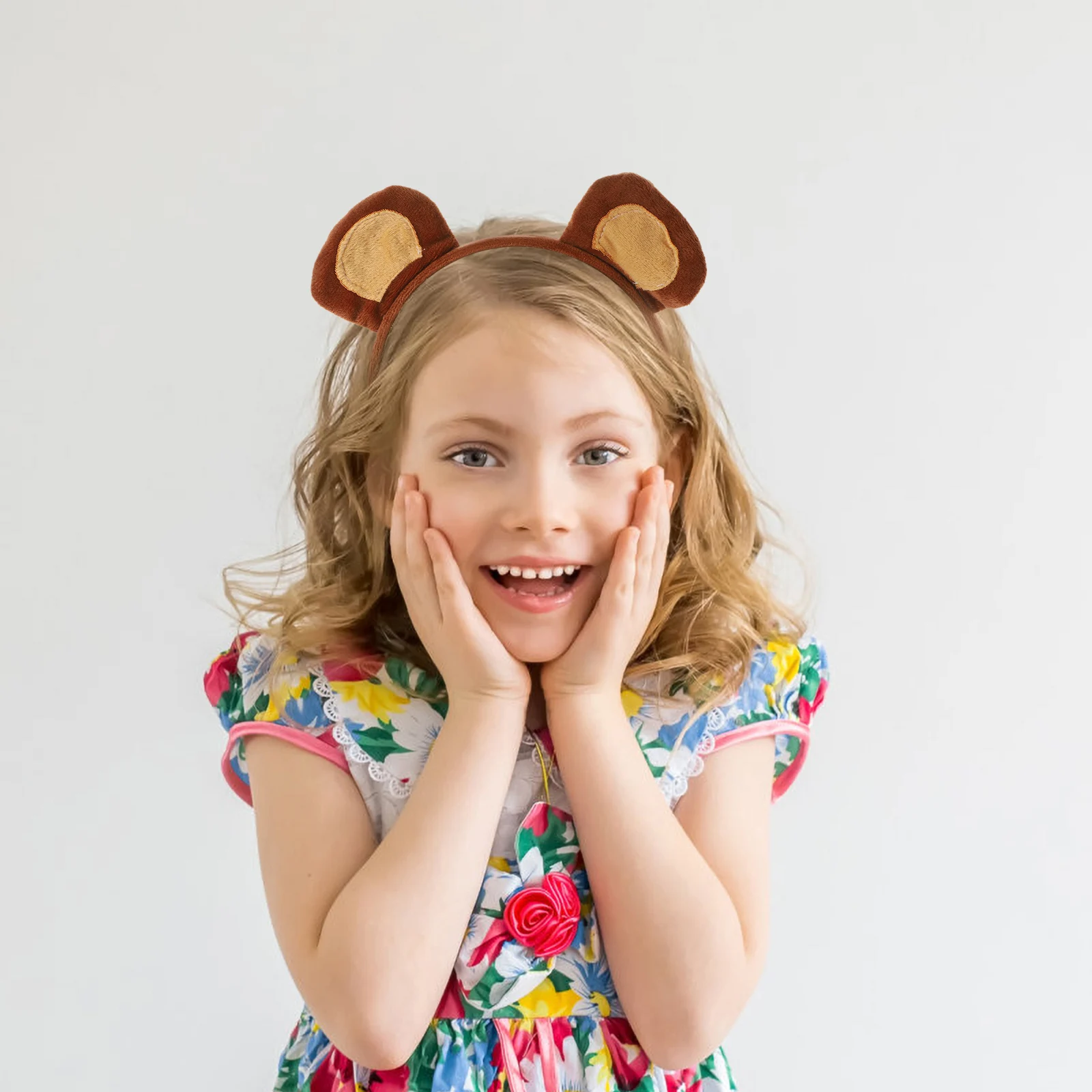 

1 set 1 Set Monkey Ear Headband Tail For Kids Animal Costume Party Cosplay Accessory Lightweight Fabric Headwear Decor