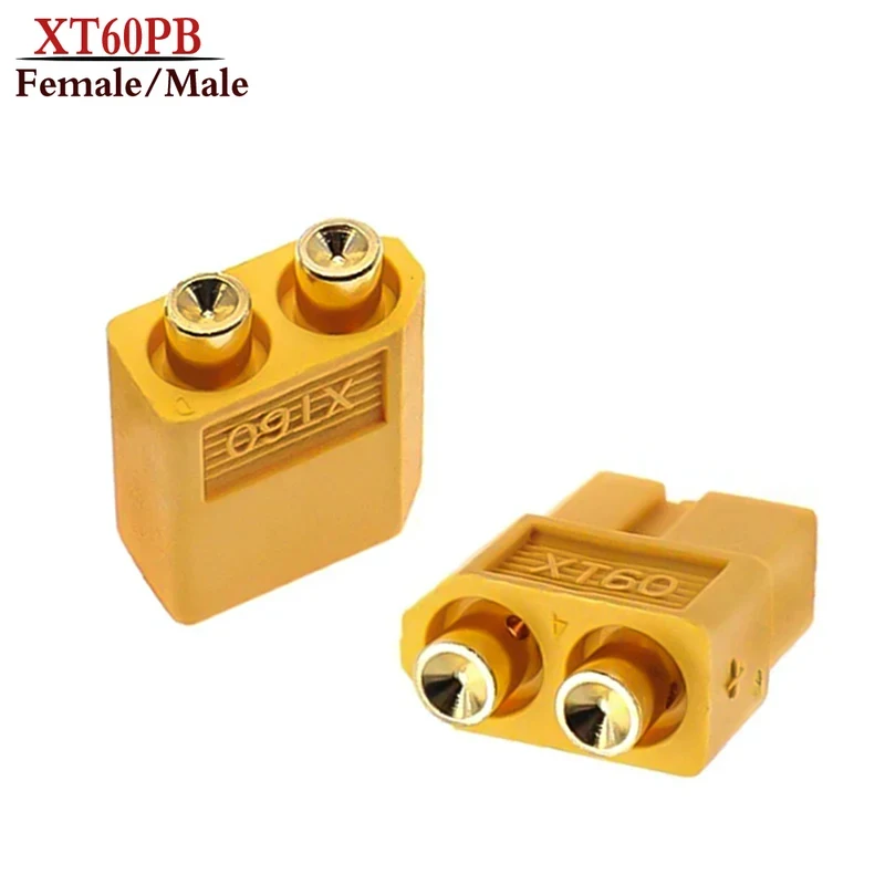 Amass 10/20/50Pairs XT60PB Plug Lithium Battery Male Female Head Socket Onboard Vertical Welding Plate Connector