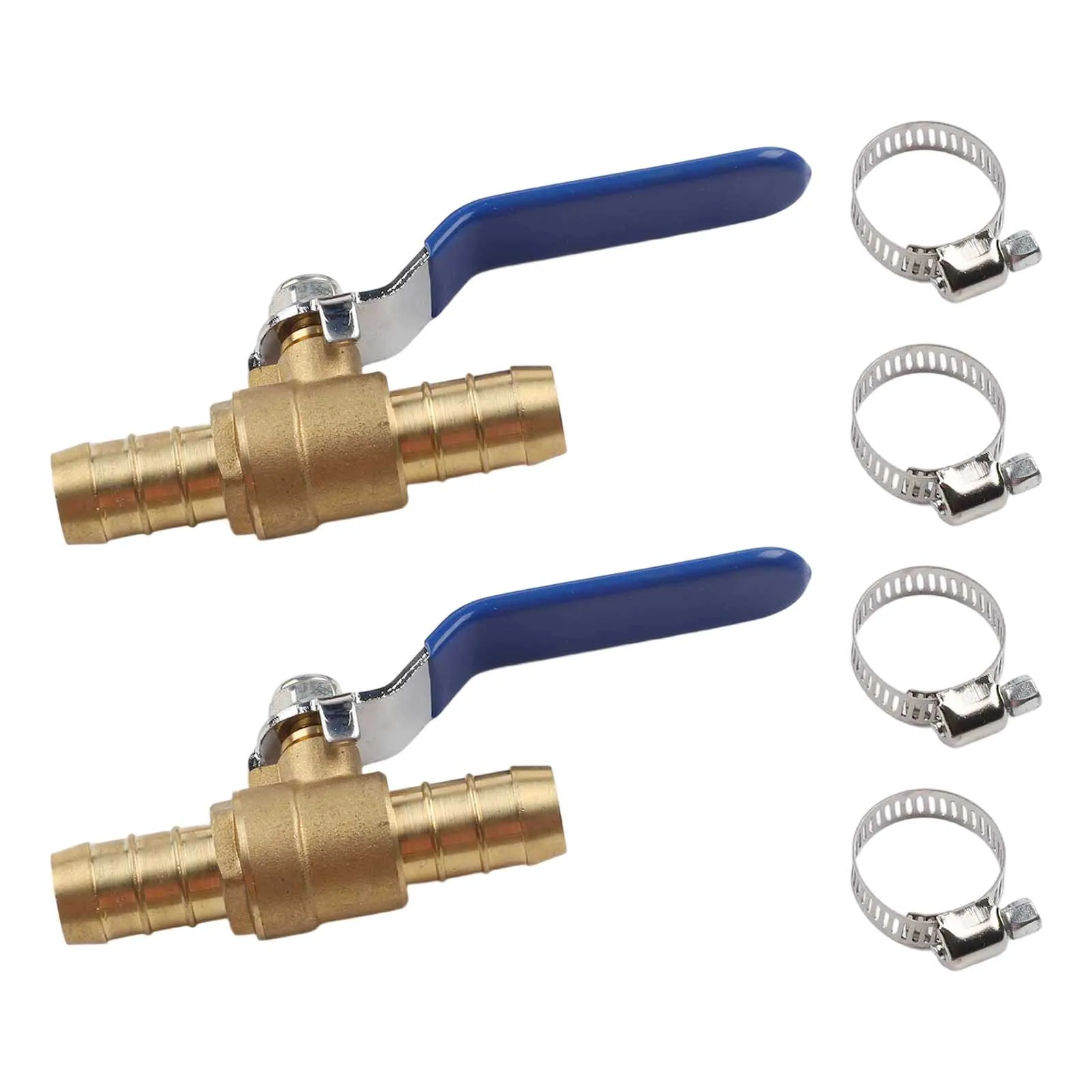 Ball Valve Kit 5 8 Inch Valve Kit Brass Hose Barb Valve Kit Pex Connections Quick Operation Handle Robust Design
