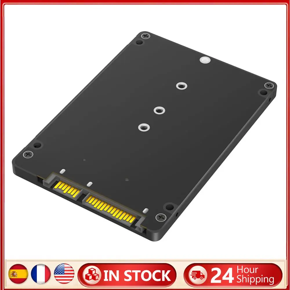 

M.2 NGFF B Key To 2.5inch SATA SSD Enclosure 6Gbps Hard Disk Case Enclosure M.2 SSD Adapter for 2230 2242 2260 2280 M.2 SSD