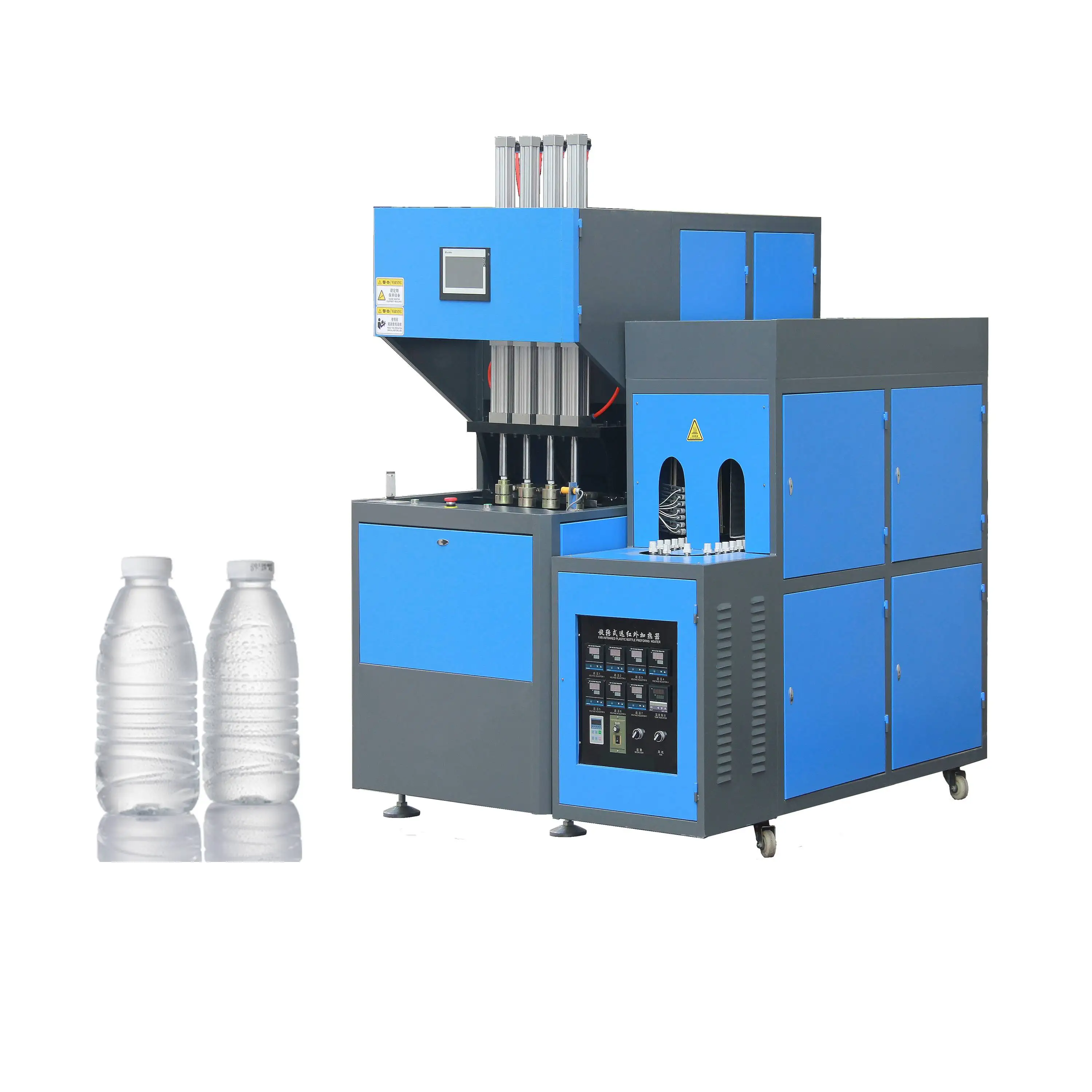 2025 New Design 500ml - 3L Semi Automatic PET Water Bottle Blowing Machine Plastic Bottle Making Machine