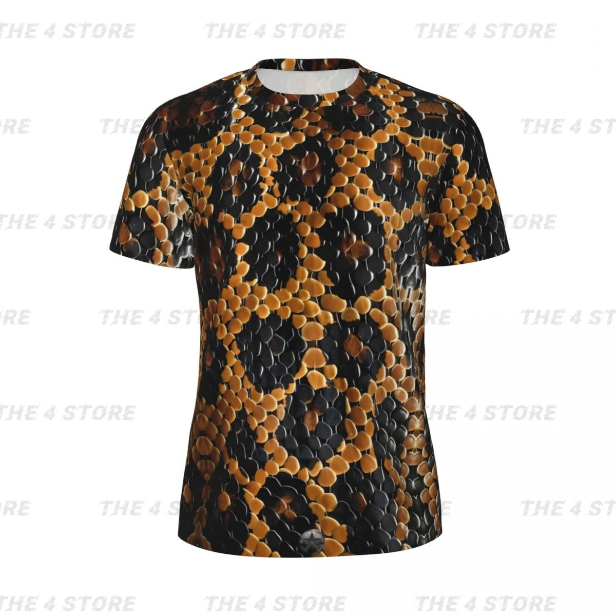 

Snake's Skin printed polyester Men Short Sleeve Top Funny Tee Clothes Girls Training Uniform Clothing T-shirt