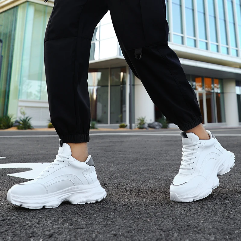 2025 جديد الرجال موضة عادية غير مرئية داخل زيادة 7 سنتيمتر أحذية رياضية حجم 36-45 أحذية رجالي زوجين الأحذية #6