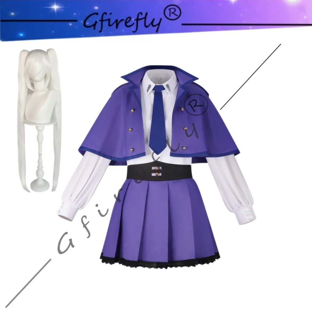 

Virtual Idol Kirai Kirai Cosplay Costume Blue Cloak Adult Women Halloween Comic Con Carnival Stage Performance Outfit